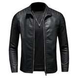Ambra™ | Giacca in pelle con zip frontale