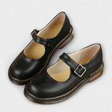 Irene™ | Mary Jane in pelle con cinturino
