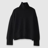 Donna - Maglione girocollo in cashmere - Stile accogliente