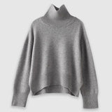 Donna - Maglione girocollo in cashmere - Stile accogliente