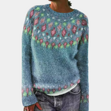 Donna - Accogliente maglione lavorato a maglia - Caldo e alla moda