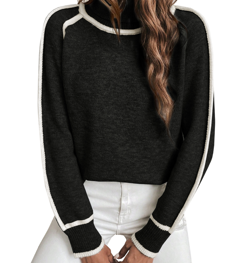 Maglione a collo alto da donna | Morbido e versatile
