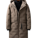 Laura™ | Piumino lungo con zip frontale
