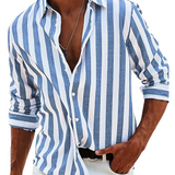 Camicia da uomo a righe casual - Leggera ed estiva