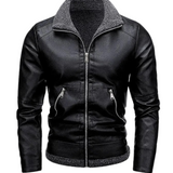 Giuliana™ | Giacca in pelle con interno in pile