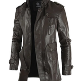 Elisabetta™ | Giacca lunga biker in pelle