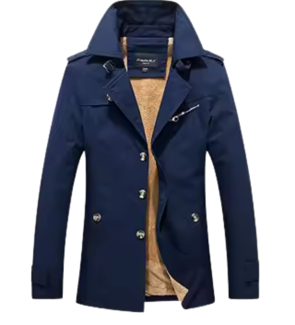 Alessandra™ | Trench imbottito con zip frontale