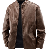 Paola™ | Giacca biker in pelle vintage