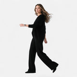 Valmonti | Cardigan da donna a maglia larga con scollo a V e bottoni