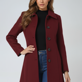 Trench invernali monopetto da donna