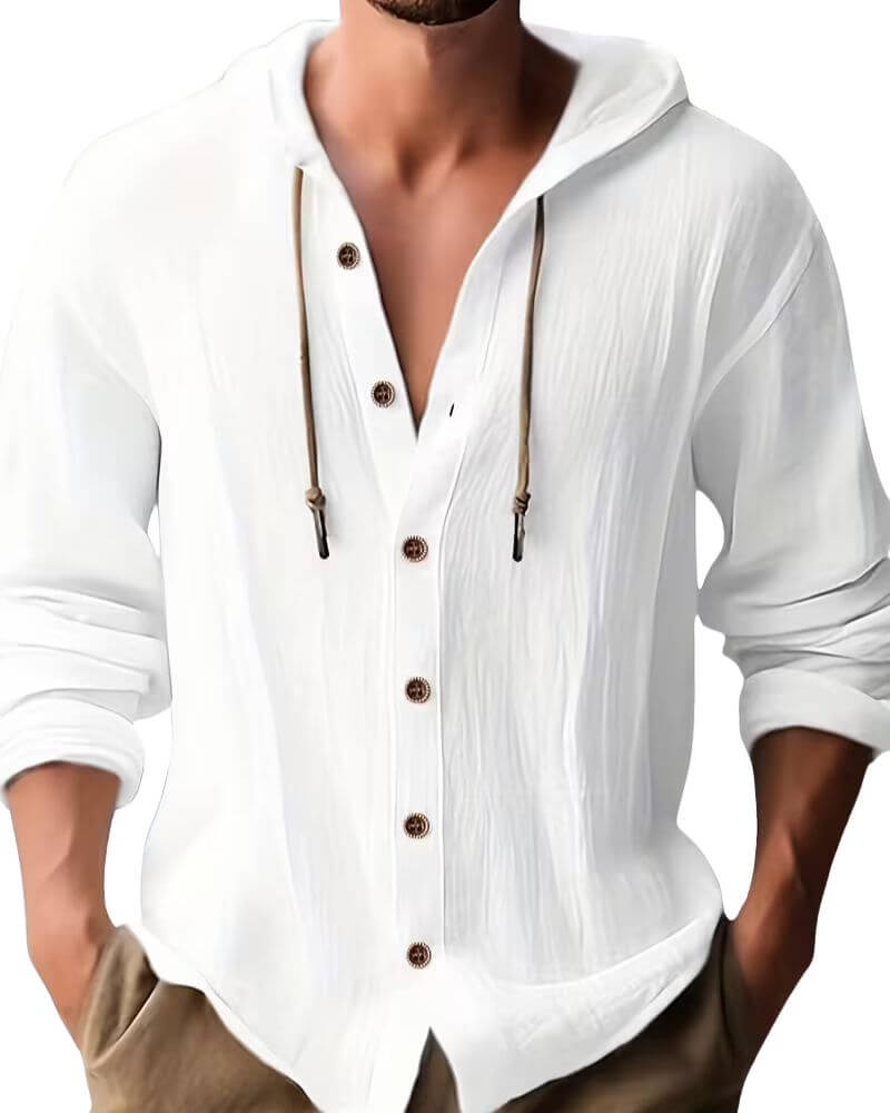 Varel | T-shirt con cappuccio a maniche lunghe