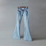 Jeans Weite Donna | Taglio Svasato & Lavaggio Used