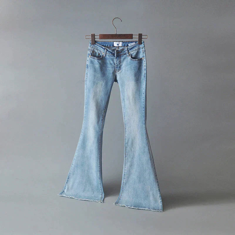 Jeans Weite Donna | Taglio Svasato & Lavaggio Used