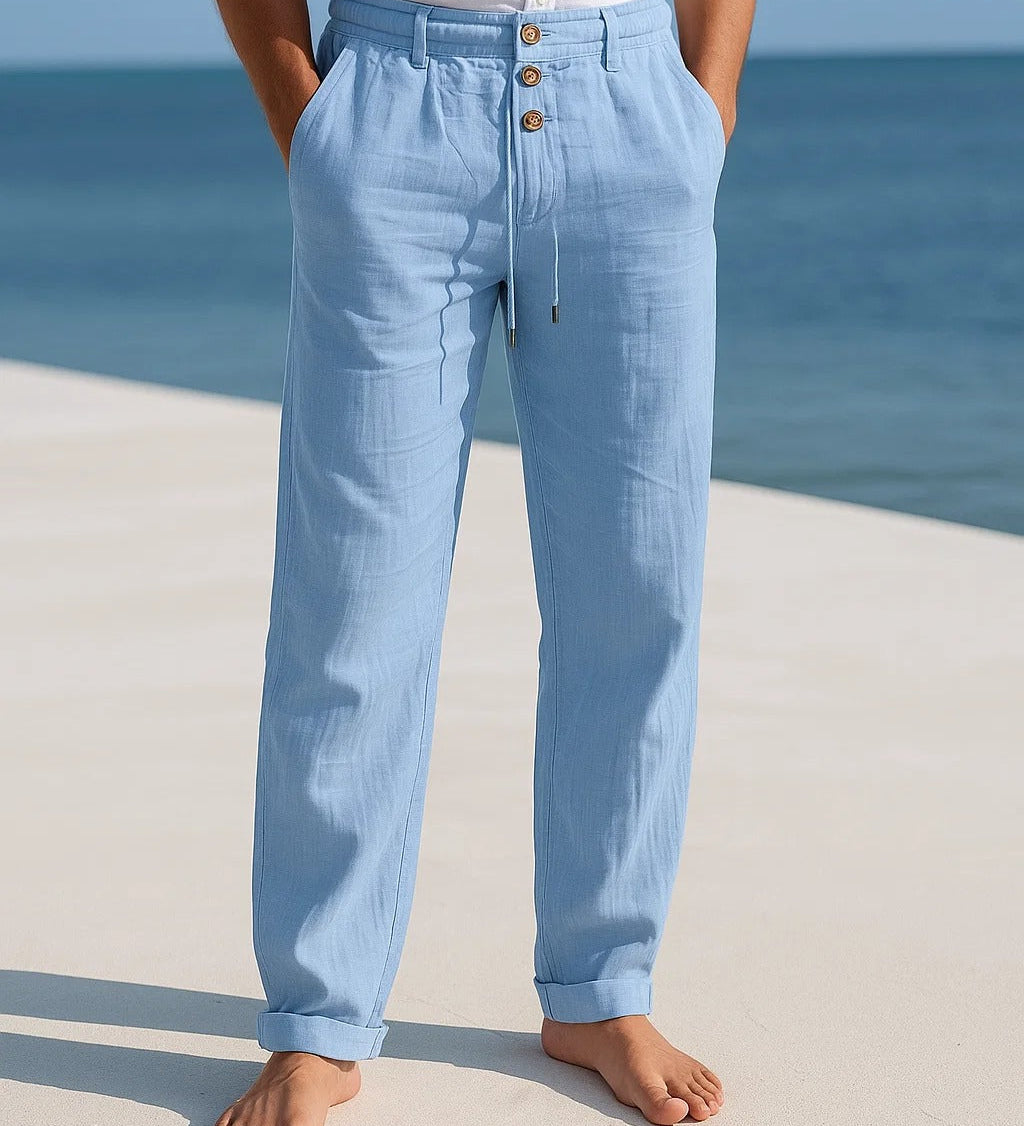 Varel | Pantaloni estivi leggeri in lino