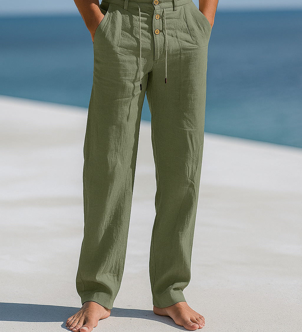 Varel | Pantaloni estivi leggeri in lino