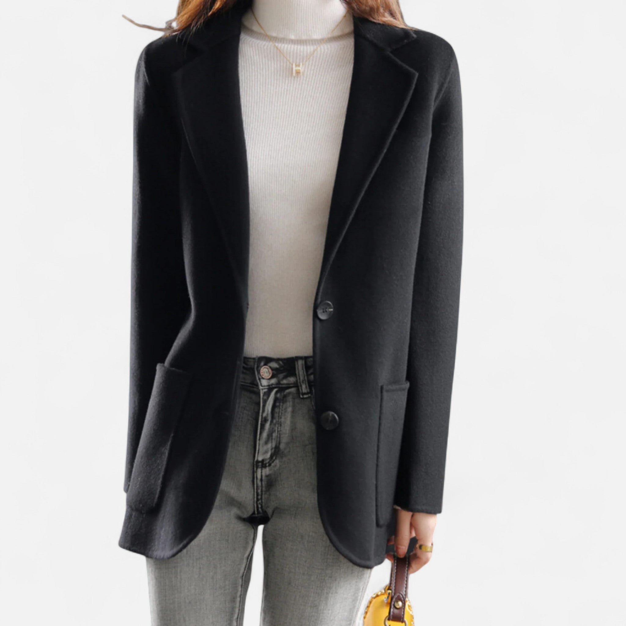 Donna - Cappotto blazer classico - Taglio sartoriale