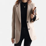 Donna - Cappotto blazer classico - Taglio sartoriale