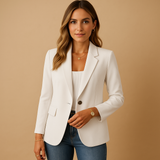 Blazer Femminile Sottile – Adatto per Lavoro e Uso Casual, Con Bottoni, Slim Fit, Adatto per Primavera e Autunno