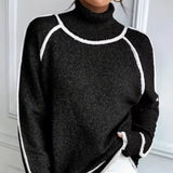 Donna - Pullover in maglia di lana - Vestibilità rilassata