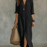 Abito maxi donna dalla silhouette valorizzante – Elegante e fluido