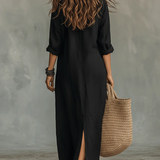 Abito maxi donna dalla silhouette valorizzante – Elegante e fluido