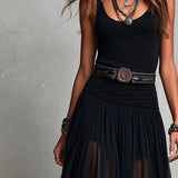 Odetta – Abito Maxy in Tulle e Cintura