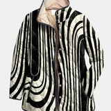 Matilde™ | Giacca trapuntata a righe zebra