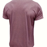 Varel | T-shirt elegante con colletto rotondo e tasca