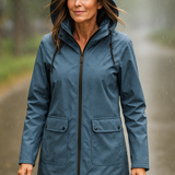 Elegante giacca impermeabile da donna