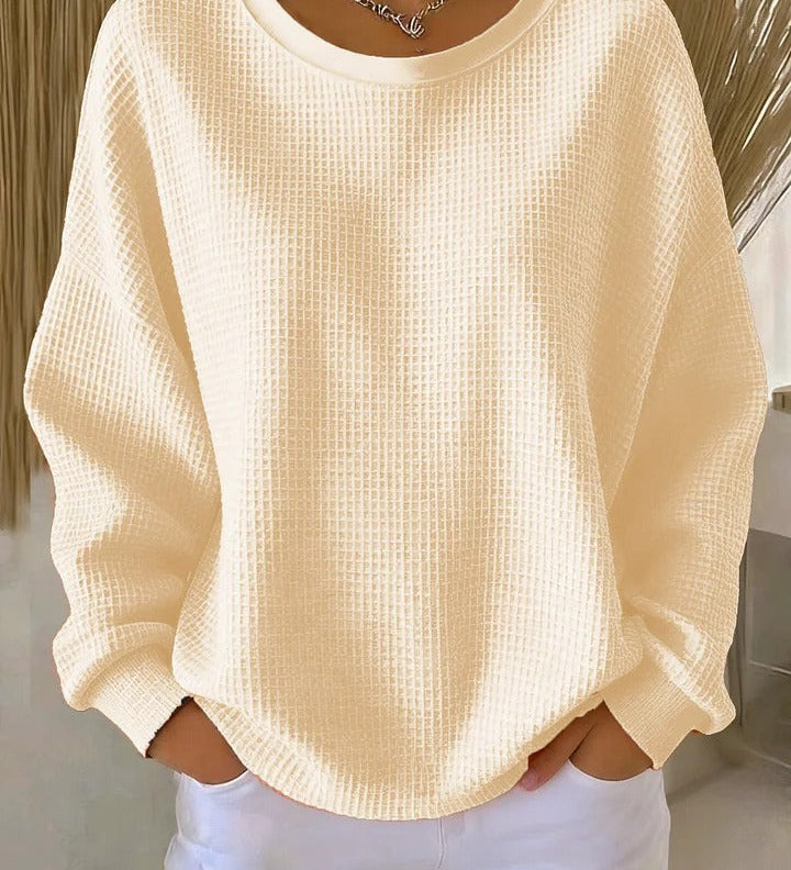 Virginia™ | Maglione goffrato a maniche lunghe