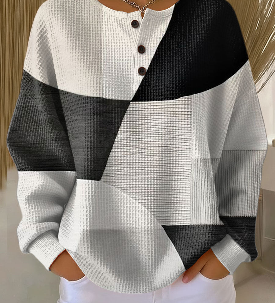 Cristina™ | Maglione goffrato a doppio strato