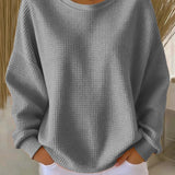 Virginia™ | Maglione goffrato a maniche lunghe