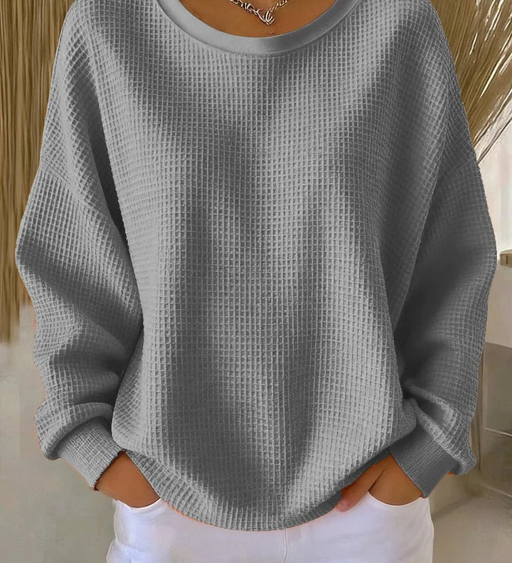 Virginia™ | Maglione goffrato a maniche lunghe