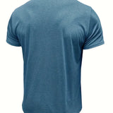 Varel | T-shirt elegante con colletto rotondo e tasca
