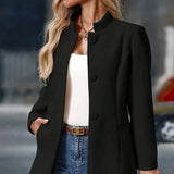Donna - Cappotto chic di media lunghezza - Stile casual