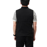 Gilet in pile riscaldato USB unisex – Strato senza maniche con cerniera integrale e controllo del calore regolabile
