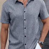 Varel | Camicia leggera a maniche corte in misto lino