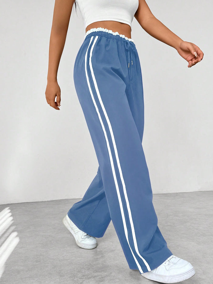 Pantaloni Jogging Donna a Vita Alta – Vestibilità Sportiva per Uso Casual