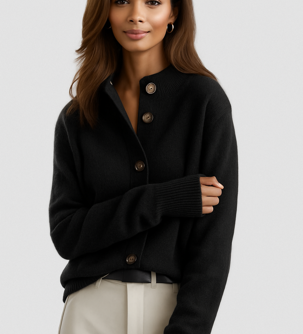Cardigan donna con bottoni - Morbido e facile da indossare