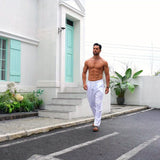 Varel | Pantaloni in lino da uomo