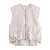 Gilet Leggero da Donna – Senza Maniche, Adatto per Primavera e Estate, Uso Casual
