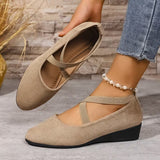 Viola™ | Ballerina con cinturino e zeppa comfort