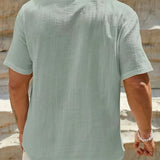 Varel | Camicia estiva elegante con colletto alto