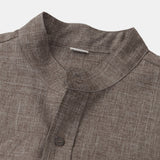 Varel | Camicia in cotone unita con bottoni