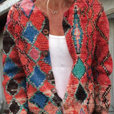 Cardigan Oversized Donna – Con Bottoni, Adatto per Primavera e Autunno