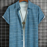 Varel | Camicia elegante a righe e quadri