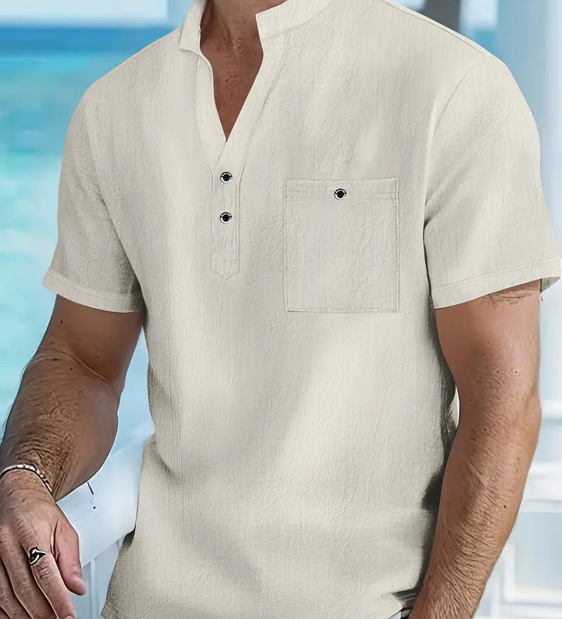 Varel | Camicia elegante a maniche corte