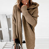 Cardigan lungo da donna | Con cappuccio
