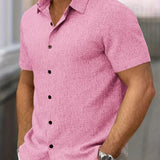 Varel | Camicia leggera a maniche corte in misto lino