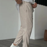 Pantaloni di lusso da uomo a costine morbide e di alta qualità